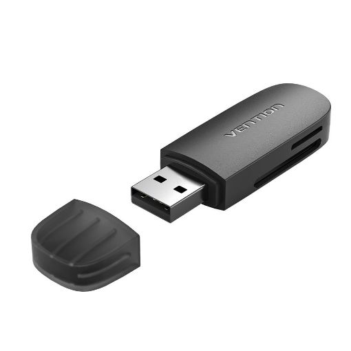 Εικόνα της Card Reader Vention USB 3.0 Black CLFB0
