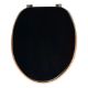 Εικόνα της Καπάκι Λεκάνης Estia Bamboo Essentials Μαύρο 02-15336