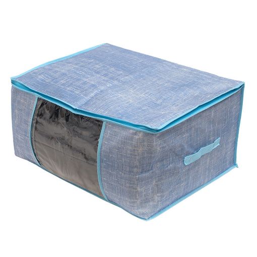 Εικόνα της Θήκη Αποθήκευσης Estia Ciel Non Woven Υφασμάτινη Με Διπλό Φερμουάρ 60x45x30cm 03-5726