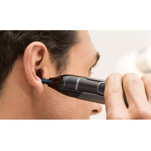Εικόνα της Μηχανή Trimmer Philips Series 3000 Μπαταρίας Black/Grey NT3650/16