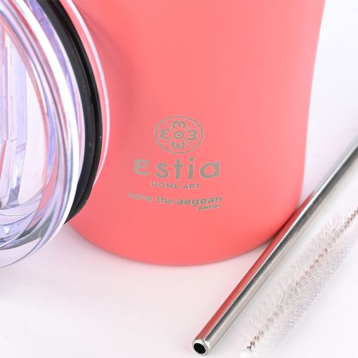 Εικόνα της Ποτήρι Θερμός Estia Coffee Mug Save The Aegean 500ml Fusion Coral 01-23164