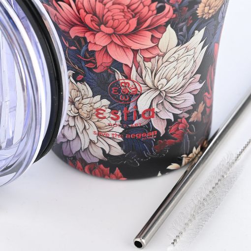 Εικόνα της Ποτήρι Θερμός Estia Coffee Mug Save The Aegean 350ml Midnight Blossom 01-22945