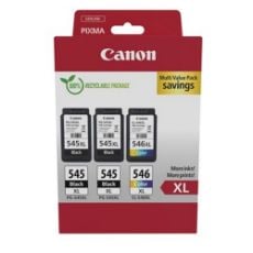 Εικόνα της Πακέτο 3 Μελανιών Canon PG-545XL x2 / CL-546XL Photo Value Pack 8286B013