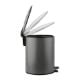 Εικόνα της Καλαθάκι Μπάνιου Estia Classic Μεταλλικό Soft Close 5lt Matte Grey 02-3753
