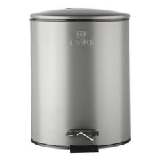Εικόνα της Καλαθάκι Μπάνιου Estia Classic Μεταλλικό Soft Close 5lt Matte Grey 02-3753