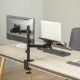 Εικόνα της Dual Monitor Desk Mount Logilink for Monitors 17-32" & Laptops 10-15.6" Black BP0175