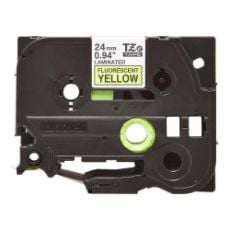 Εικόνα της Ταινία Ετικετογράφου Brother 5m x 24mm Black on Fluorescent Yellow  TZe-C51