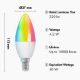 Εικόνα της Logilink Smart LED E14 Candle Wi-Fi 330lm RGB 3000-6500K 4.2W White SH0119