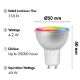 Εικόνα της Logilink Smart LED Spot GU10 Wi-Fi 330lm RGB 3000-6500K 4.2W Silver SH0118