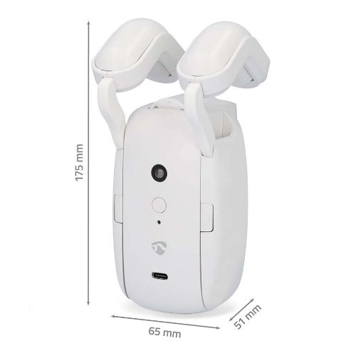 Εικόνα της Nedis SmartLife Rod Rail Curtain Robot Bluetooth White BTMC10WT1PC