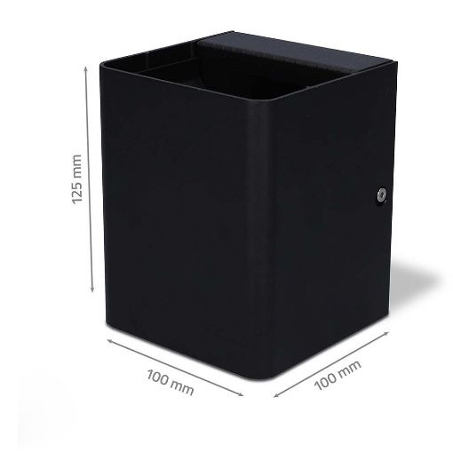 Εικόνα της Επιτοίχιο Φωτιστικό Up & Down Nedis Smartlife Zigbee IP65 Black ZBLOW10RGBW