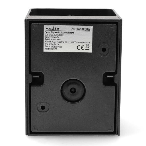 Εικόνα της Επιτοίχιο Φωτιστικό Up & Down Nedis Smartlife Zigbee IP65 Black ZBLOW10RGBW