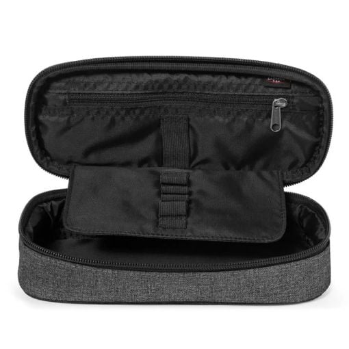 Εικόνα της Eastpak - Κασετίνα Oval Single Black Denim EK00071777H1