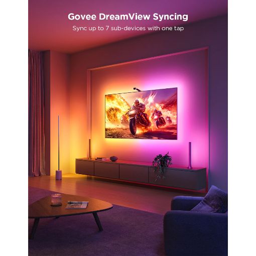 Εικόνα της Govee TV Backlight 3 Lite RGBICW Wi-Fi + Bluetooth 55-65" 3.6m H6099