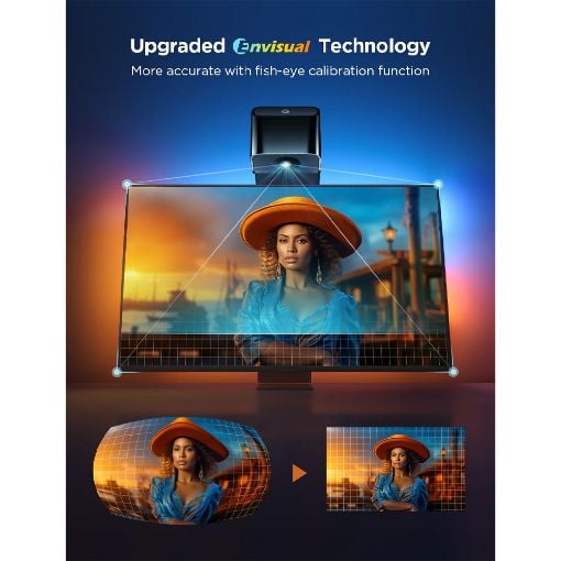 Εικόνα της Govee TV Backlight 3 Lite RGBICW Wi-Fi + Bluetooth 55-65" 3.6m H6099