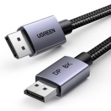 Εικόνα της Καλώδιο Ugreen DP120 DisplayPort 1.4 M/M 8K/60Hz 2m Black 25905