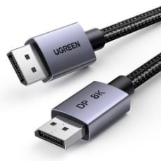 Εικόνα της Καλώδιο Ugreen DP120 DisplayPort 1.4 M/M 8K/60Hz 3m Black 25906