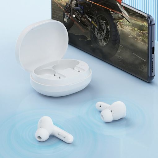 Εικόνα της True Wireless Earphones Haylou Moripods ANC Bluetooth White