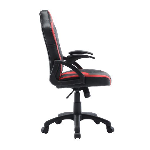 Εικόνα της Καρέκλα Γραφείου Velco Gaming Μαύρη/Κόκκινη PU 66-35686
