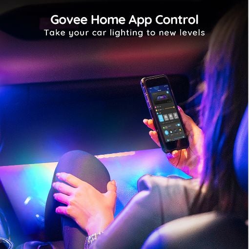 Εικόνα της Govee RGBIC Strip Light Interior Car LED Bluetooth H7090