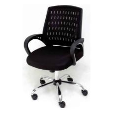 Εικόνα της Καρέκλα Γραφείου Velco Μαύρη 59x55x91/111cm 66-18689-1
