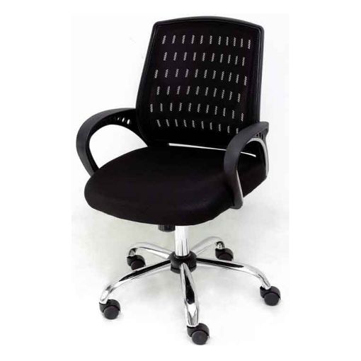 Εικόνα της Καρέκλα Γραφείου Velco Μαύρη 59x55x91/111cm 66-18689-1
