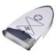 Εικόνα της Φουσκωτή Σανίδα SUP Zray X1 310x81x15cm Λευκή/Γκρι 7-672993