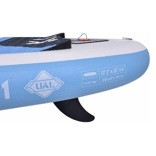 Εικόνα της Φουσκωτή Σανίδα SUP Zray X1 310x81x15cm Λευκή/Γκρι 7-672993