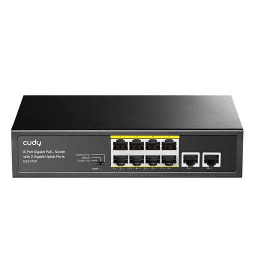 Εικόνα της Switch Cudy GS1010P 10-Port Gigabit 8 x PoE+