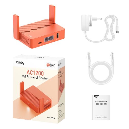 Εικόνα της Travel Router Cudy TR1200 AC1200 Dual-Band