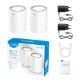 Εικόνα της Access Point Cudy M3000 v2.0 Whole Home Mesh WiFi System AX3000 2.5 Gbps (2-Pack)