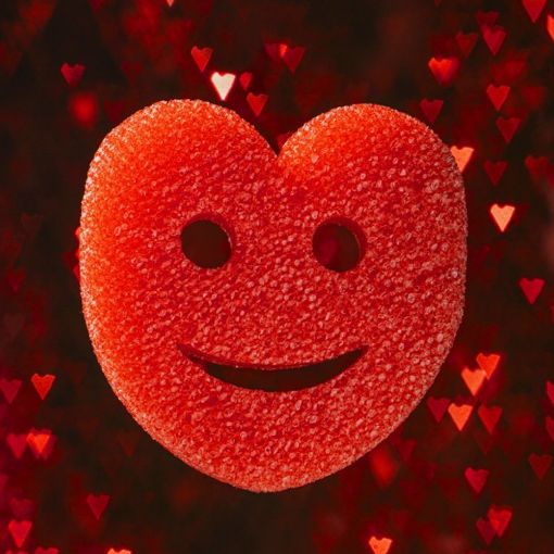 Εικόνα της Σφουγγάρι Scrub Daddy - FlexTexture Scrubber Heart