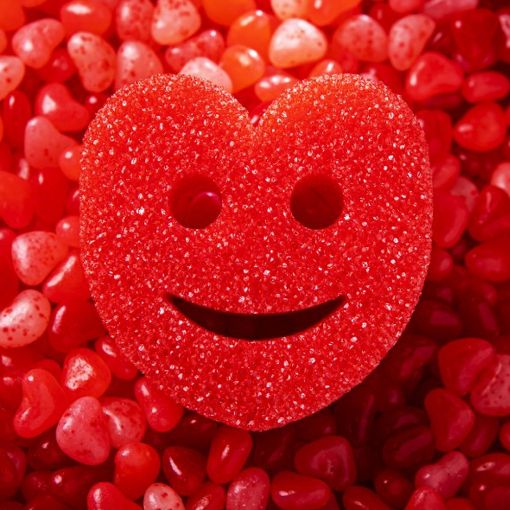 Εικόνα της Σφουγγάρι Scrub Daddy - FlexTexture Scrubber Heart