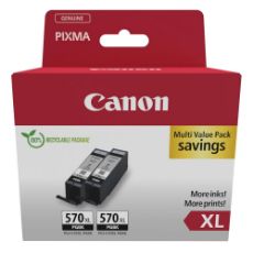 Εικόνα της Πακέτο 2 Μελανιών Canon PGI-570XL Twin Pack Black 0318C010