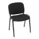 Εικόνα της Καρέκλα Επισκέπτη Velco Μαύρη 53x45x78 cm 66-19990