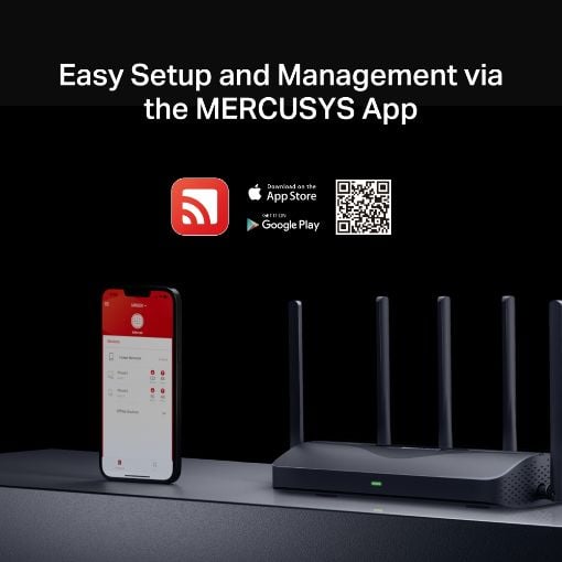 Εικόνα της Router Mercusys MR47BE WiFi-7 BE9300 Tri-Band 2.5GBps