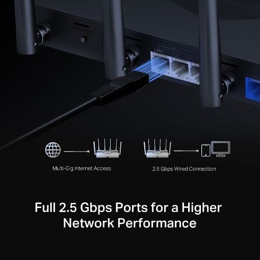 Εικόνα της Router Mercusys MR47BE WiFi-7 BE9300 Tri-Band 2.5GBps