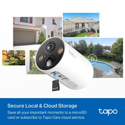Εικόνα της Wireless IP Camera Tp-Link Tapo C425 Starlight 2K with Solar Kit Panel