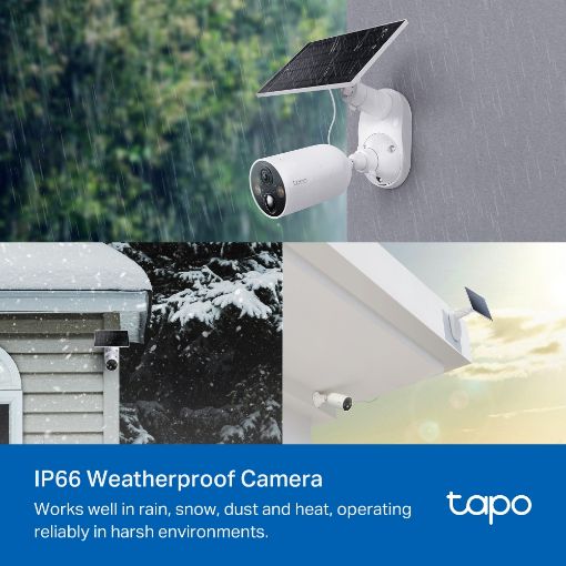 Εικόνα της Wireless IP Camera Tp-Link Tapo C425 Starlight 2K with Solar Kit Panel
