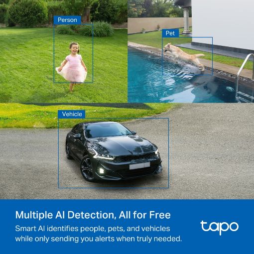Εικόνα της Wireless IP Camera Tp-Link Tapo C425 Starlight 2K with Solar Kit Panel