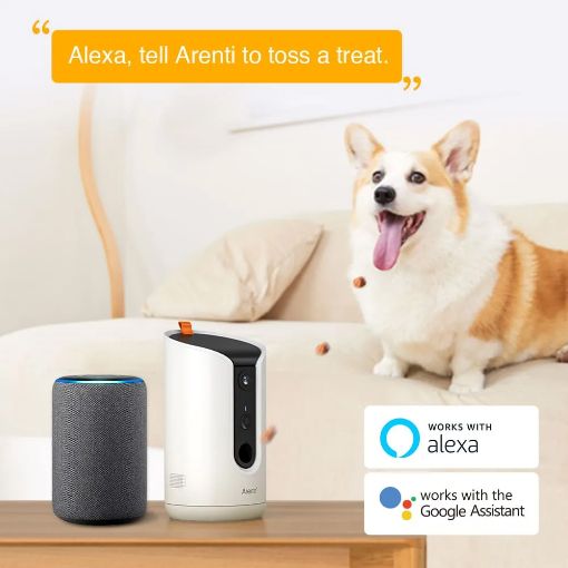 Εικόνα της Indoor Wireless Dog Treat Camera Arenti Petcam1T 2K