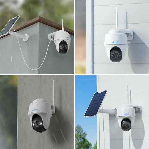 Εικόνα της Indoor/Outdoor Battery/Solar IP Camera Reolink Argus B430 2K+ Pan/Tilt Dual-Band Wireless White