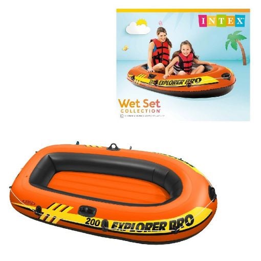 Εικόνα της Φουσκωτή Βάρκα Intex Explorer Pro 200 196x102x33 cm Orange 58356NP