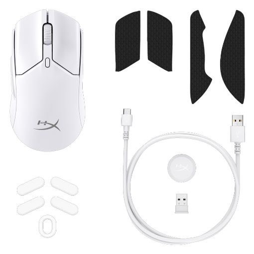 Εικόνα της Ποντίκι HyperX Pulsefire Haste 2 Mini Wireless White 7D389AA