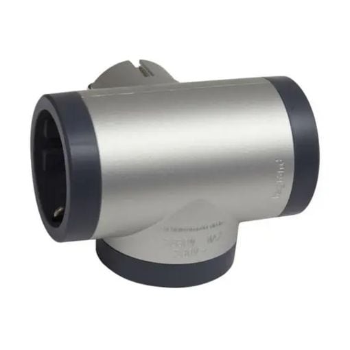 Εικόνα της Πολύπριζο Ταφ Legrand 3 Θέσεων Silver/Dark Grey 694523