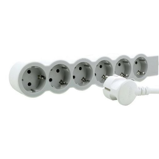 Εικόνα της Πολύπριζο Legrand 6 Θέσεων 1.5m White/Grey 694557