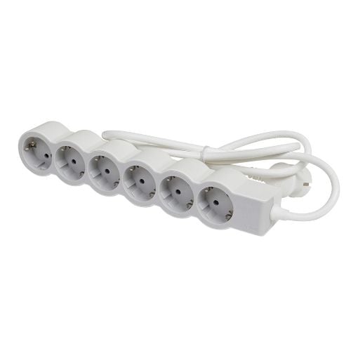 Εικόνα της Πολύπριζο Legrand 6 Θέσεων 1.5m White/Grey 694557