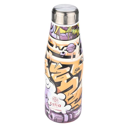 Εικόνα της Μπουκάλι Θερμός Estia Travel Flask Save The Aegean 500ml Graffiti Rhythm 01-22068