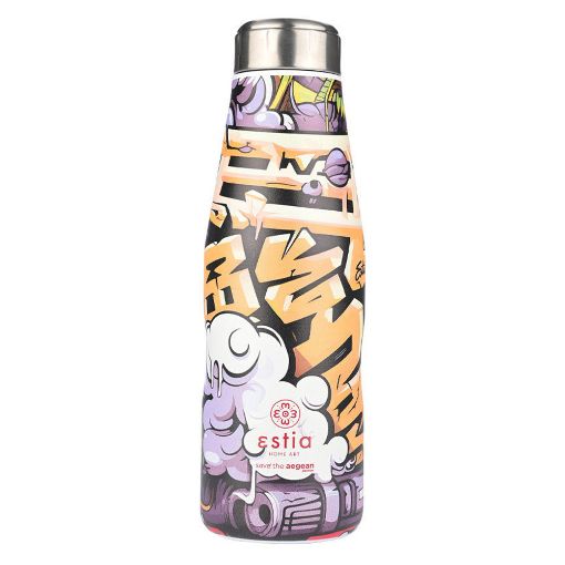 Εικόνα της Μπουκάλι Θερμός Estia Travel Flask Save The Aegean 500ml Graffiti Rhythm 01-22068