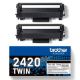 Εικόνα της Toner Brother Black TN2420 Twin-Pack